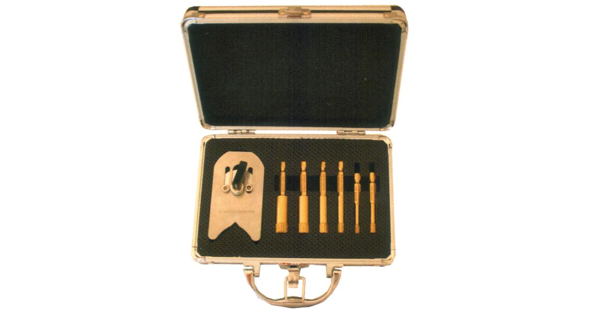 9-teiliges Glockensägen-Set Für Fliesen - Inkl. Bohrer Und Adapter Für Präzise Ausschnitte