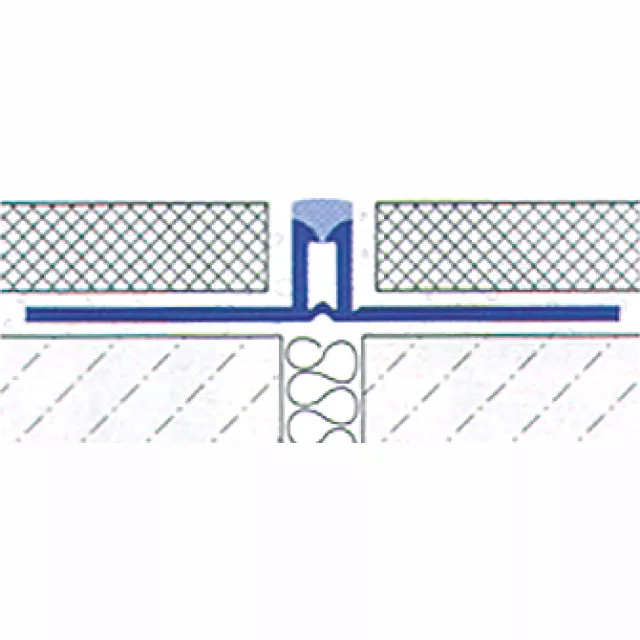 Dehnfugenprofil Kunststoff: Skizze