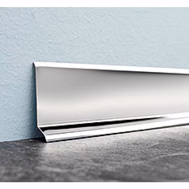 Sockelleiste Edelstahl: Anwendung