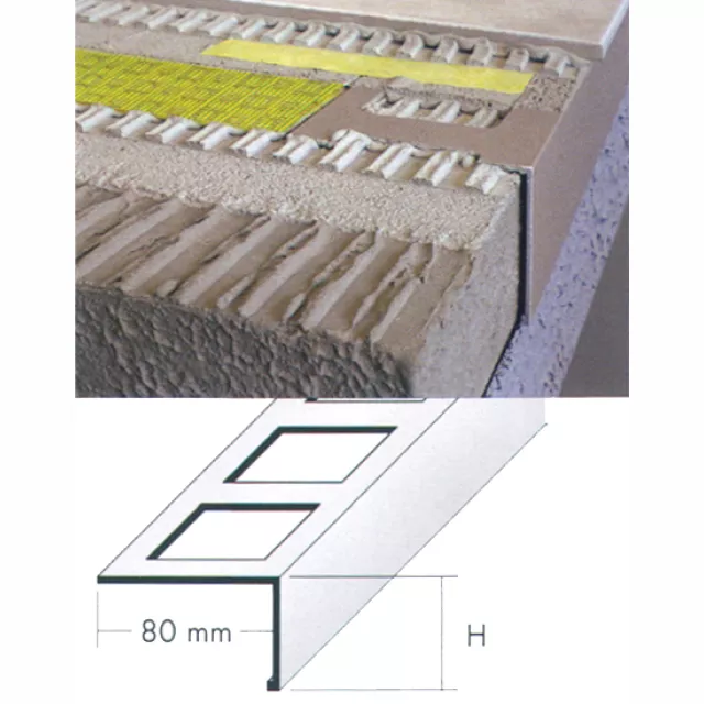 Balkonabdeckw.ALU 55/300 grau