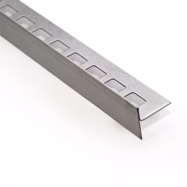 Gefällekeil 10/24 100 cm linkseinteilig, Edelstahl gebürstet