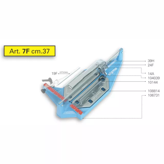 Sigma Fliesenschneidm. 37 cm. 7F