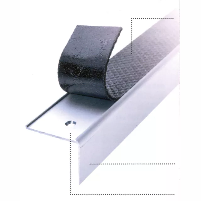 Einlage PVC hellgrau für      Treppenstufe Tredsafe 43/2,5lm