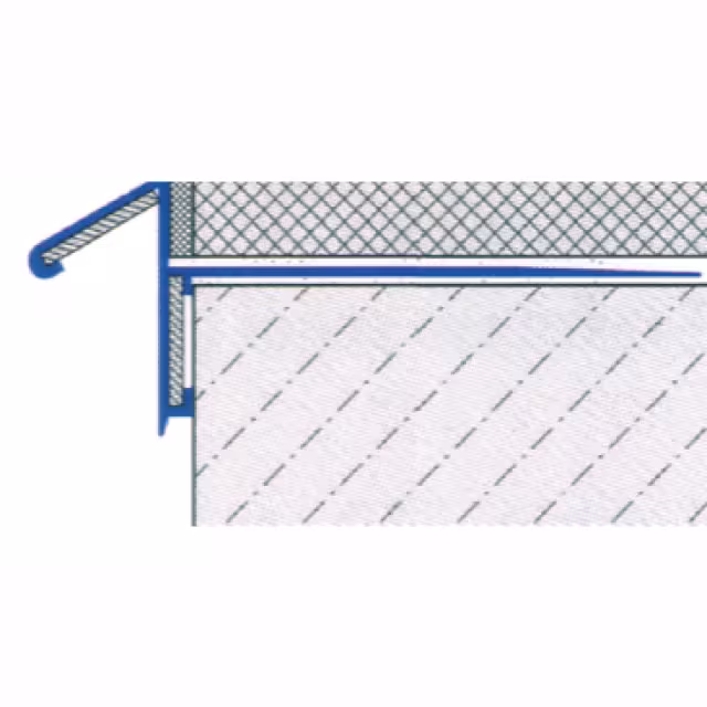 Balkonwinkel m. Tropfkante Skizze